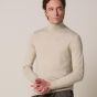 Profuomo Merino Woolen Rollneck Pullover - Beige