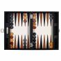 Hector Saxe Leder Backgammon - Schwarz