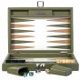 Hector Saxe Leder Backgammon - Kaki