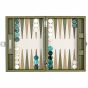 Hector Saxe Leder Backgammon - Kaki