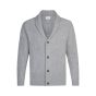 Profuomo Wool Shawl Collar Cardigan - Grey