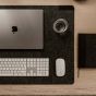 Albon GRS Recycled Felt Desk Pad - Black