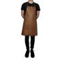 Dutchdeluxes leather BBQ apron - vintage cognac