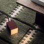 Avolt Lamp 1 LED Socket Light Mulberry Red
