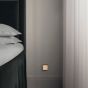 Avolt Lamp 1 LED Socket Light Mulberry Red