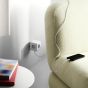 Avolt Square 2 Power Cube Opal White