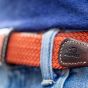 Billybelt braided belt - terracotta