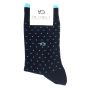 Billybelt cotton socks azure square