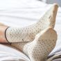 Billybelt Cotton Socks Mottled Beige Square