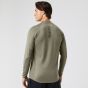 Björn Borg Borg Mock Neck Long Sleeve T-Shirt - Olive Green