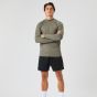 Björn Borg Borg Mock Neck Long Sleeve T-Shirt - Olive Green