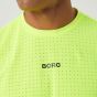 Björn Borg Borg Running Perforated T-Shirt - Safety Yellow