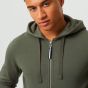 Björn Borg Centre Zip Hoodie - Olive Green