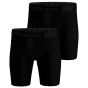 Björn Borg Performance Boxershort Long 2-Pack - Black