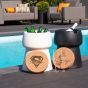 Bubalou Champ Stool Cooler Black/Cork