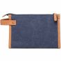 Bosler GRS Recycled Canvas Toiletry Bag - Blue