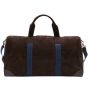 Custom Boston Deluxe Travel Duffel Bag - Dark Brown
