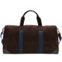 Custom Boston Deluxe Travel Duffel Bag - Dark Brown
