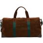 Custom Boston Deluxe Travel Duffel Bag - Tobacco