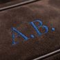 Boston Deluxe Toiletry Bag - Dark Brown