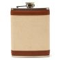 Brouk & Co Original Hip Flask - Cream