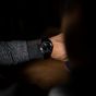 Brunmontagne Representor watch leather strap - black/black