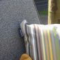 Bubalou outdoor cushion confetti yellow