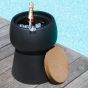 Bubalou Champ Stool Cooler Black/Cork