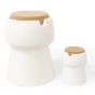 Bubalou Champ Stool Cooler White/Cork