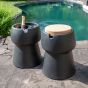Bubalou Champ Stool Cooler Black/Cork