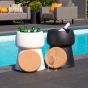Bubalou Champ Stool Cooler White/Cork