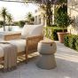 Bubalou Champ Stool & Ice Bucket - Taupe