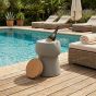 Bubalou Champ Stool & Ice Bucket - Taupe