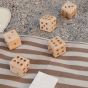 Garten Yahtzee aus Kiefer