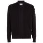 Calvin Klein Logo Badge Sweater With Zipper - Black