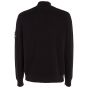 Calvin Klein Logo Badge Sweater With Zipper - Black