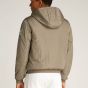 Calvin Klein Nylon Hooded Jacket - Taupe