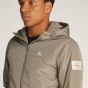 Calvin Klein Nylon Hooded Jacket - Taupe