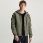 Calvin Klein Padded Jacket With Hood - Olive Green