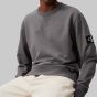 Calvin Klein Logo Badge Sweater - Dark Grey