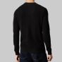 Calvin Klein Ribbed Pullover With Logo - Black