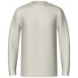 Calvin Klein Ribbed Pullover With Logo - Off White