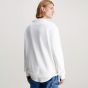 Calvin Klein Monogram Logo Sweatshirt - White