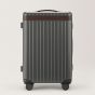 The carry on luggage Grey/Chocolate Carl Friederik
