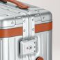 Carl Friedrik The Carry-On Aluminium - Silver/Cognac