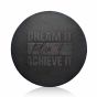 leather coasters black set of 4 dream it plan it achieve it