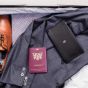 DUN wallets duo leather travel pouch