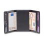 DUN wallets Fold leather wallet black