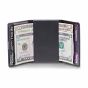 DUN wallets Fold leather wallet black