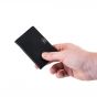 DUN wallets Fold leather wallet black